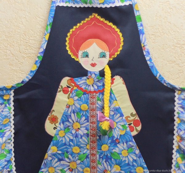 Аппликация русская красавица