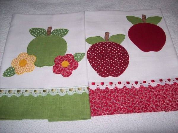 Прихватки с аппликацией