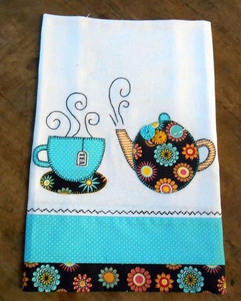 Полотенце пэчворк кухонное