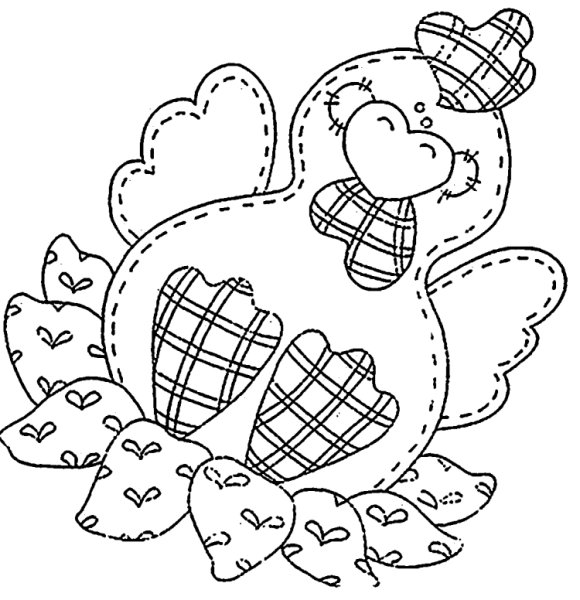 Аппликация из ткани шаблоны