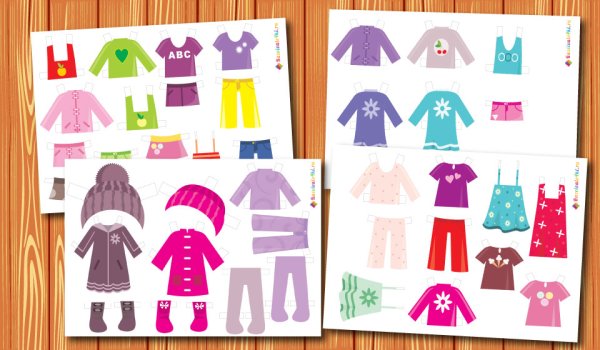 Бумажная зимняя одежда