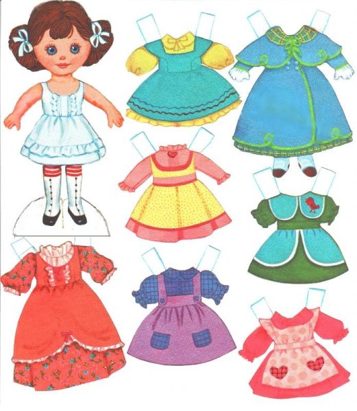 Бумажные куклы для вырезания