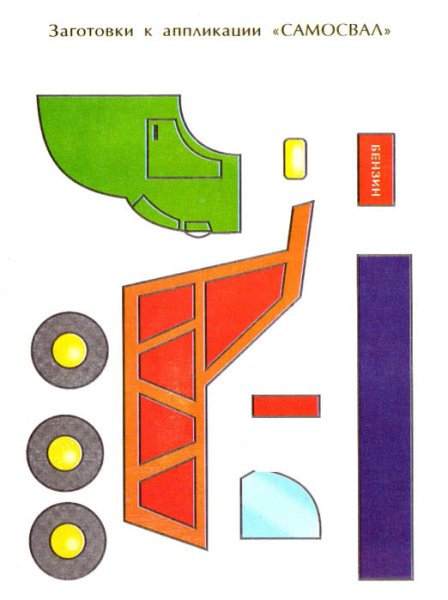 Заготовки для аппликации машины