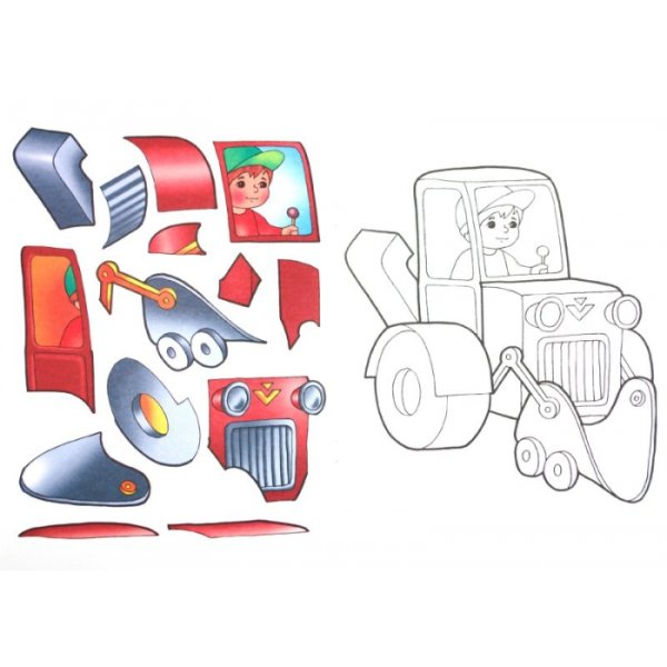 Аппликация "транспорт"