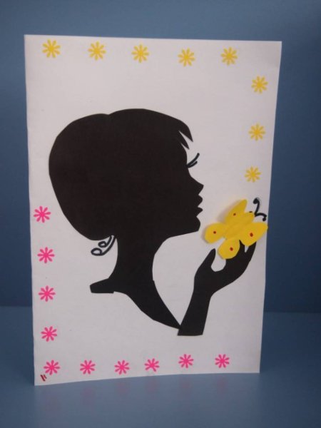 Аппликация ко Дню матери