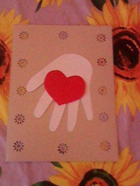 Аппликация для мамы