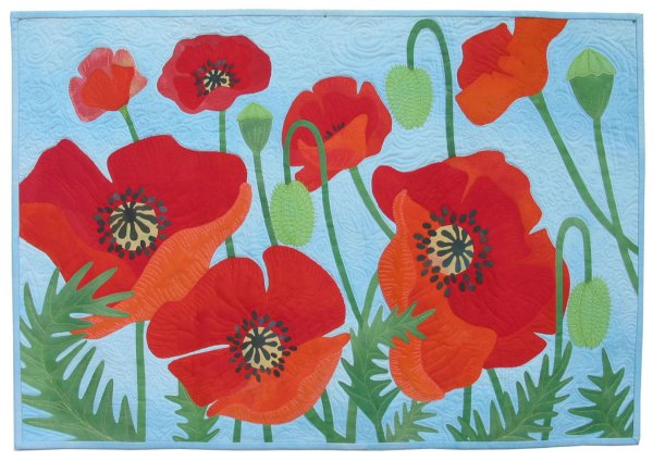 Маки аппликация для детей