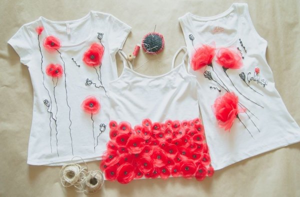 Аппликация на футболке