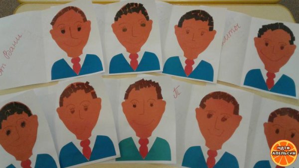 Аппликация для папы