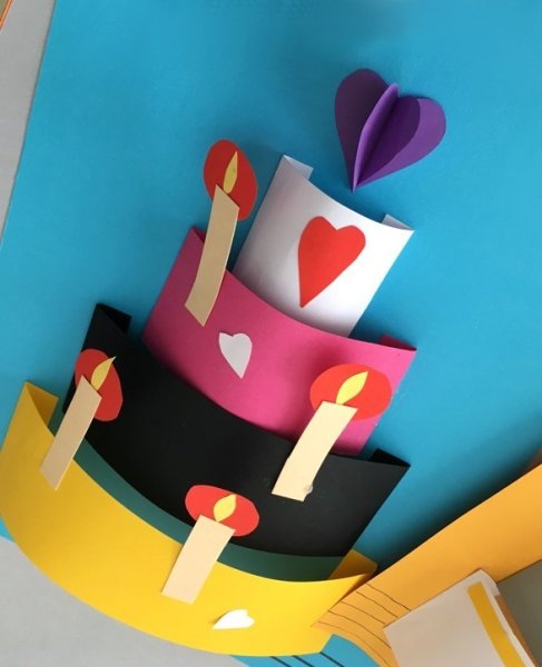 Поделки из бумаги на день рождения