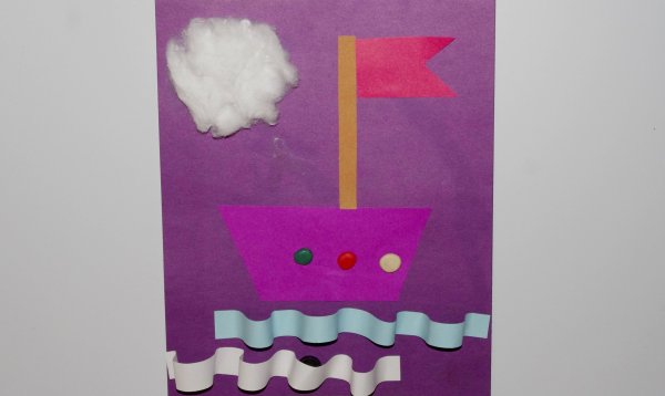 Аппликация на день рождения