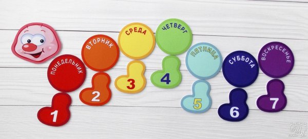 Гусеничка с цифрами для детского сада