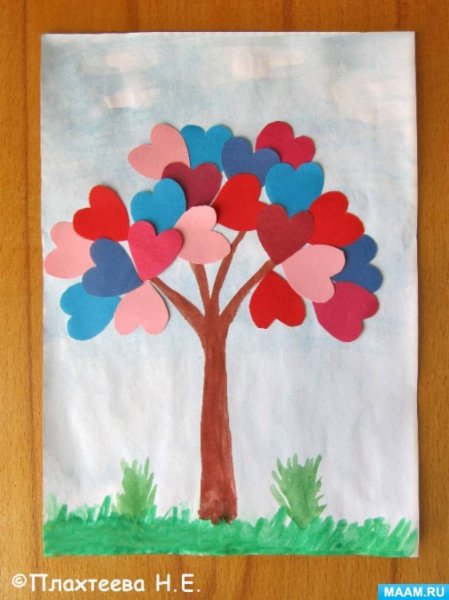 Аппликация дерево