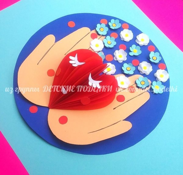 Аппликация сердце