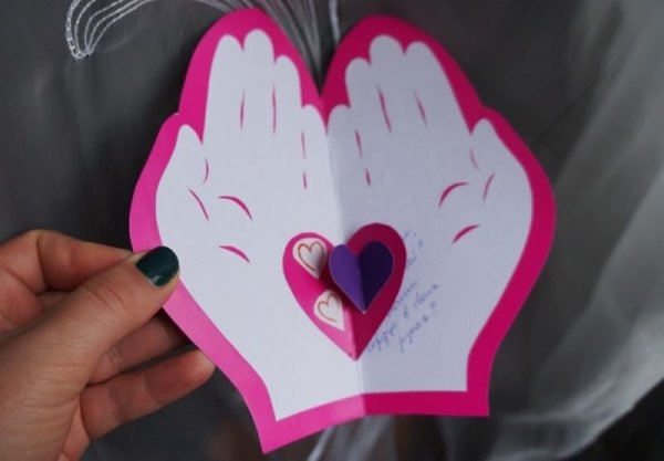 Поделка сердечко