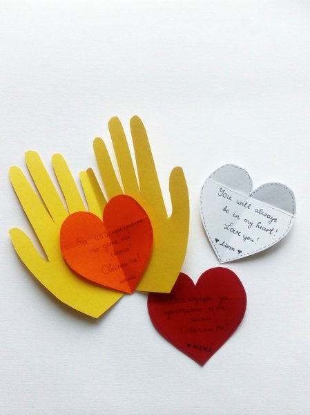 Валентинки своими руками из бумаги для детей