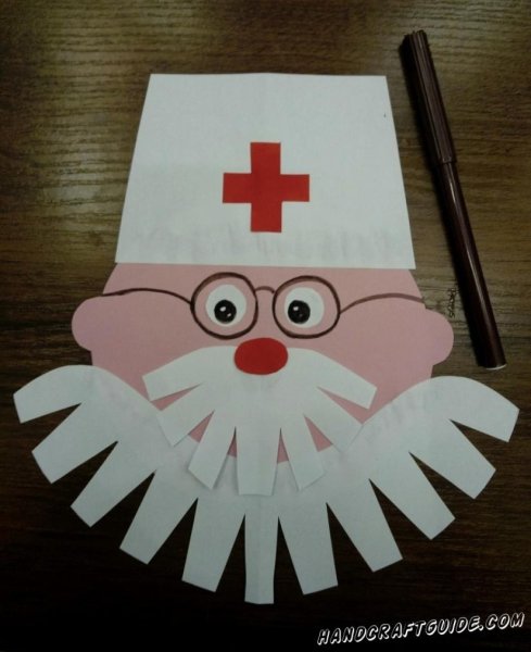 Аппликация доктор Айболит