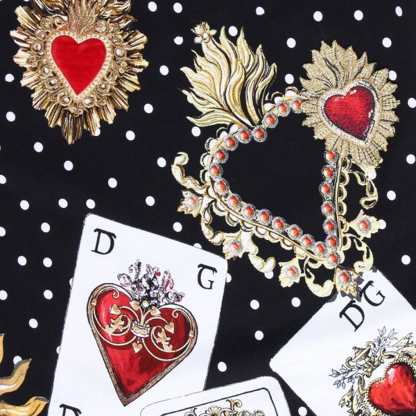 Дольче Габбана принт сердца