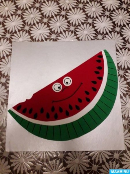 Аппликация Арбузная долька