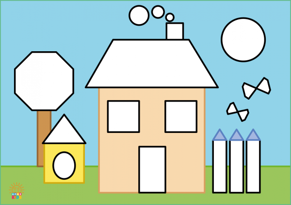 Аппликация дом