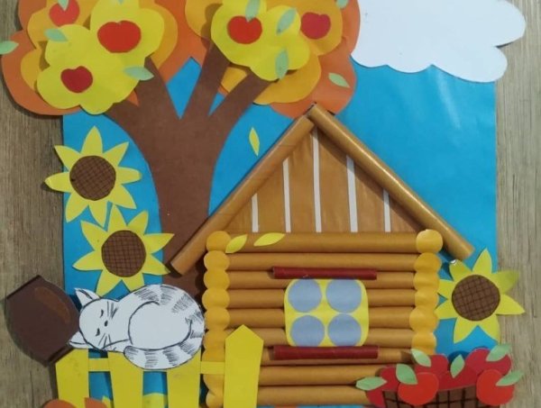 Поделка деревенский домик