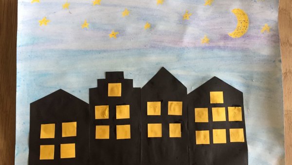 Аппликация дом