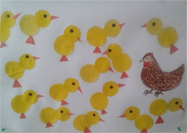 Рисование цыпленок 2 мл гр