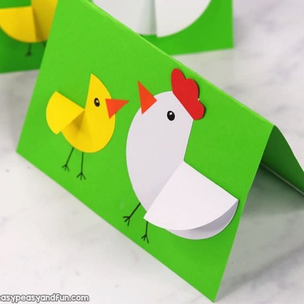 Цыпленок аппликация для детей