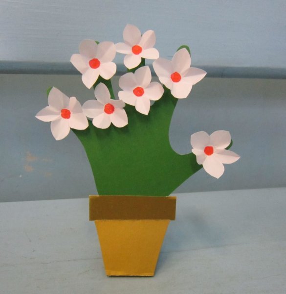 Аппликация на 8 марта