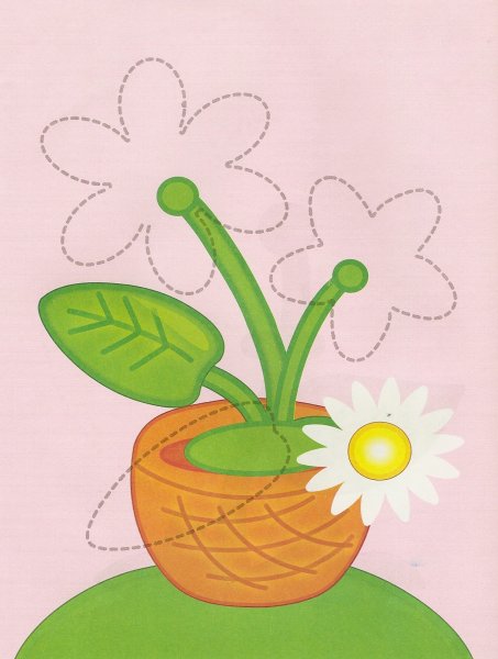 Детские аппликации цветы