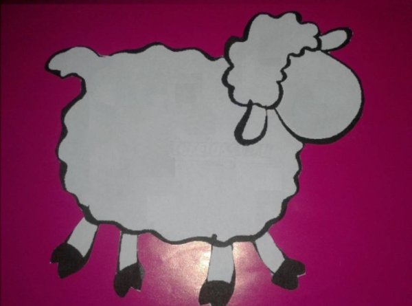 Барашек поделка для детей