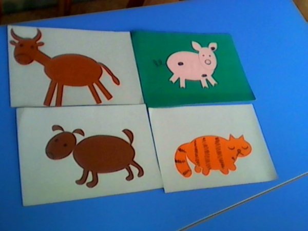 Аппликация в старшей группе