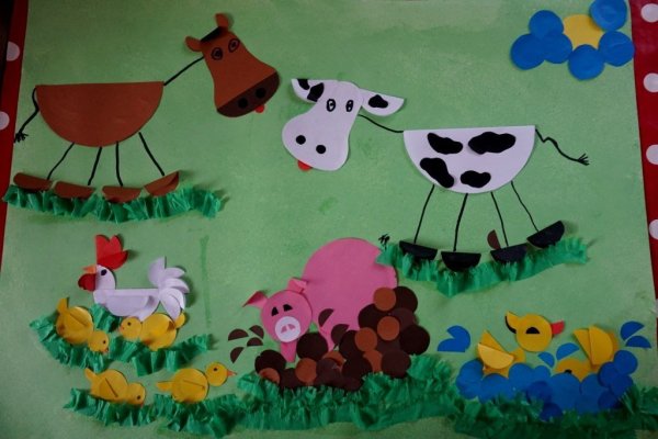 Аппликация в подготовительной группе