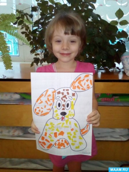 Аппликация по теме домашние питомцы