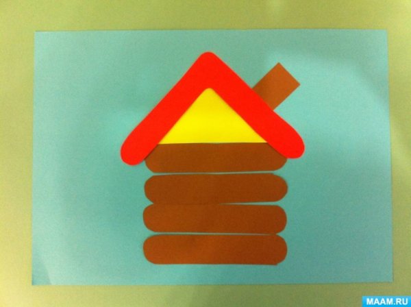 Аппликация дом