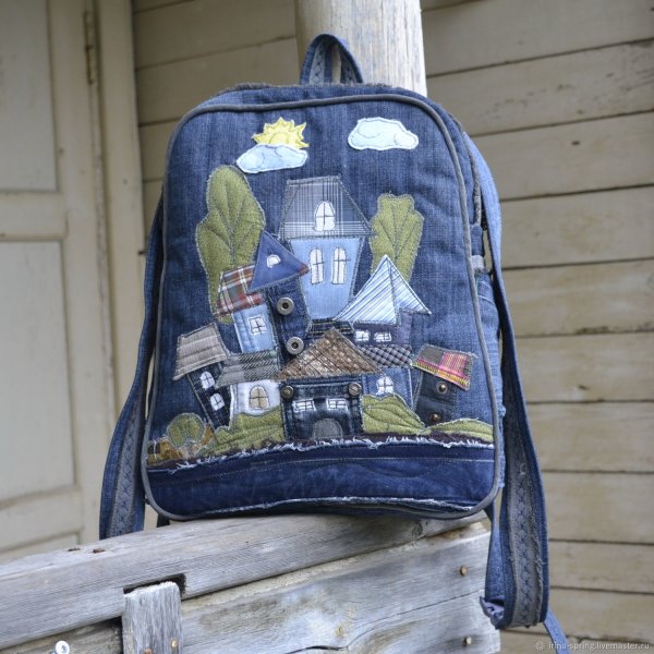 Рюкзачок из джинсы