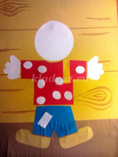 Аппликация Домовой