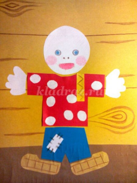 Поделка Домовенок из бумаги