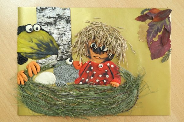 Домовенок Кузя поделка