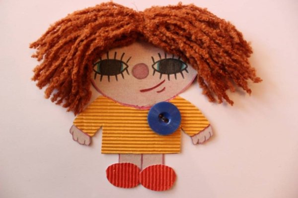 Поделка Домовенок из бумаги