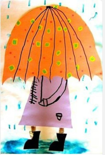 Дождь поделка для детей 5-6