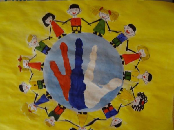 Аппликация Дружба народов