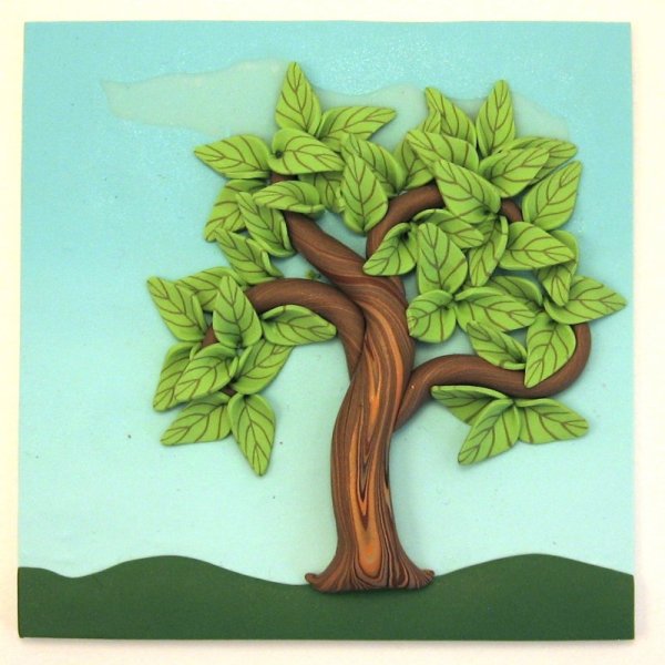 Лепка дерево