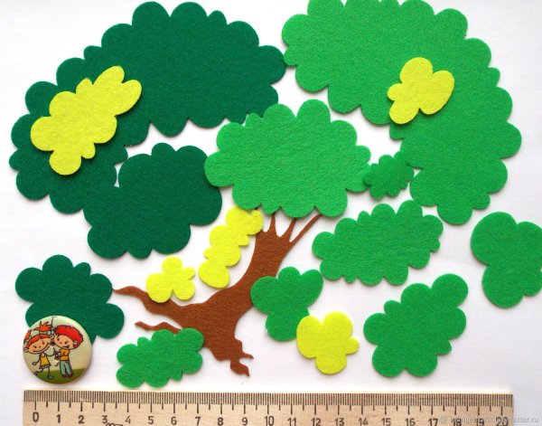 Фетр дерево