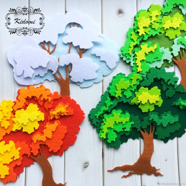 Аппликация дерево