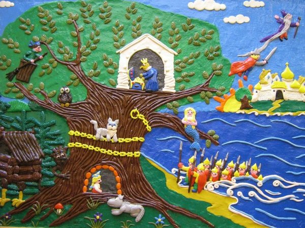 Лукоморье пластилинография