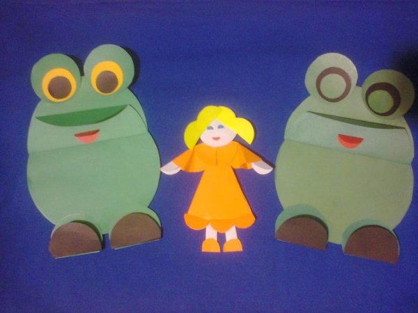 Аппликация Дюймовочка