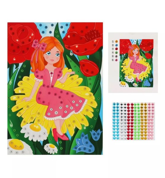 Аппликация Дюймовочка колор Пеппи