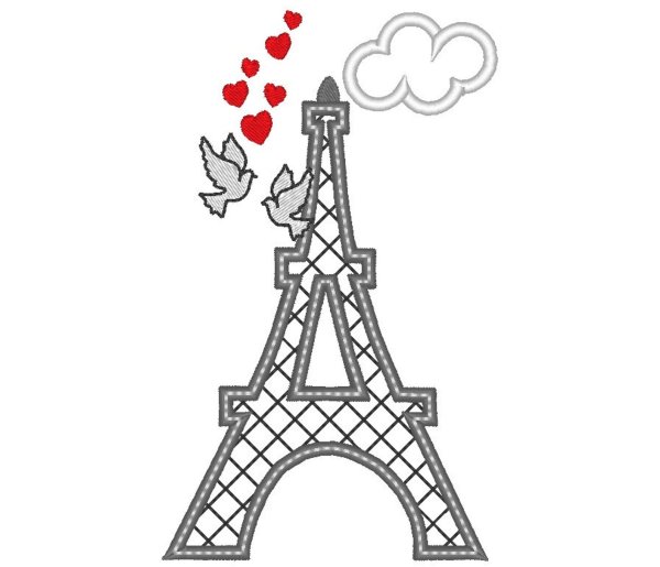 Аппликация Эйфелева башня