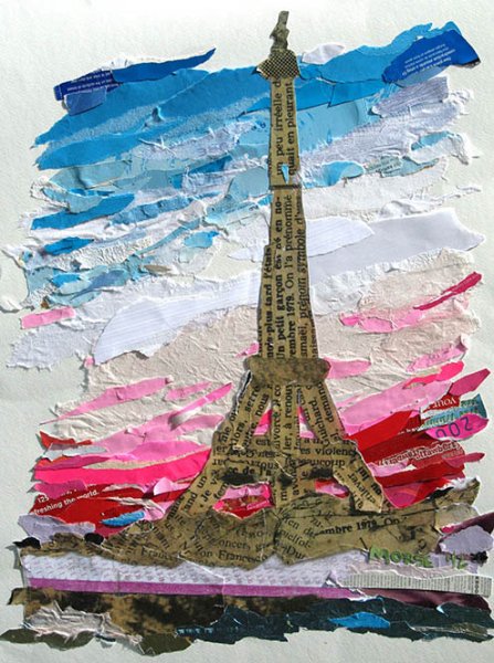 Аппликация из журналов